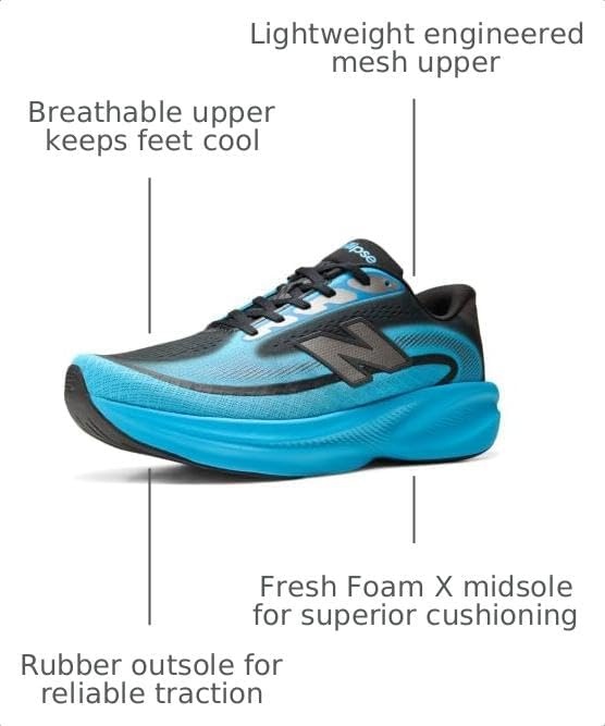 image:imageNew Balance Mens Ellipse V1 Road Running ShoesAltitudeBlack