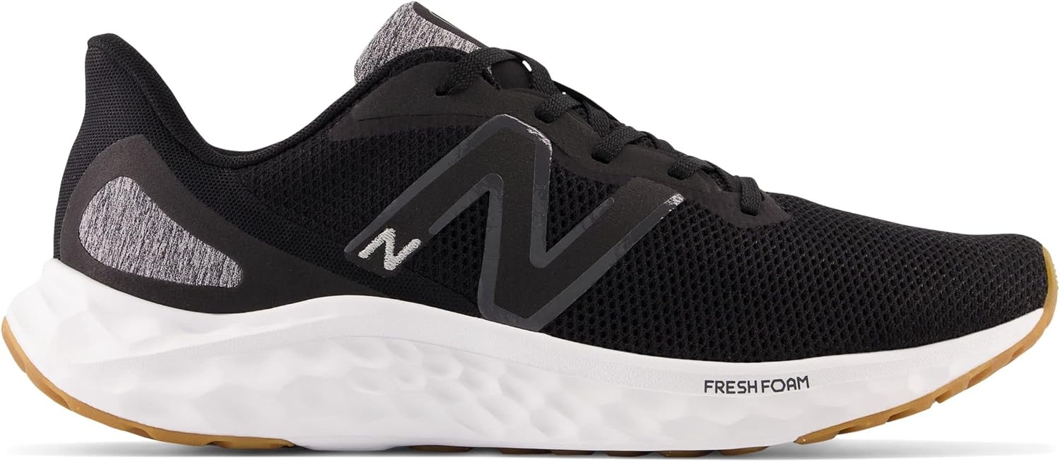 image:imageNew Balance Mens Fresh Foam Arishi V4 Running ShoeBlackSilver MetallicGum 020