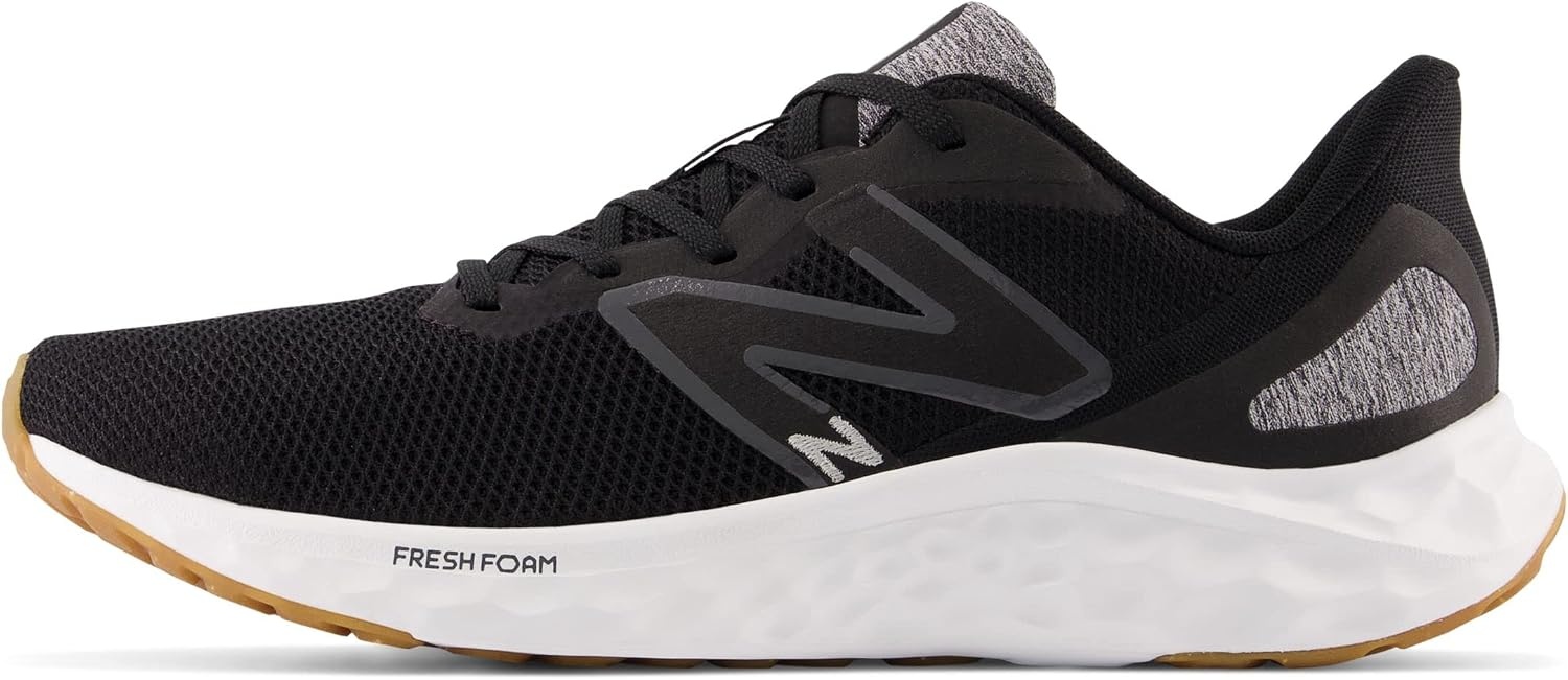 image:imageNew Balance Mens Fresh Foam Arishi V4 Running ShoeBlackSilver MetallicGum 020