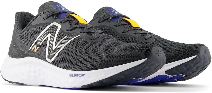 image:imageNew Balance Mens Fresh Foam Arishi V4 Running ShoeBlacktopHot Marigold