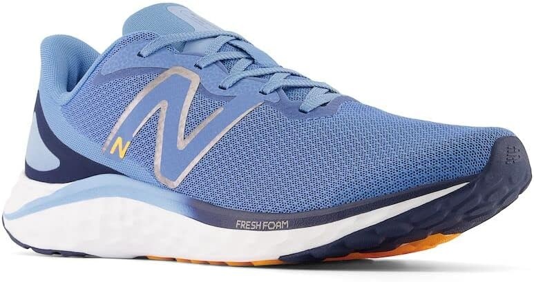 image:imageNew Balance Mens Fresh Foam Arishi V4 Running ShoeBlueHot Marigold