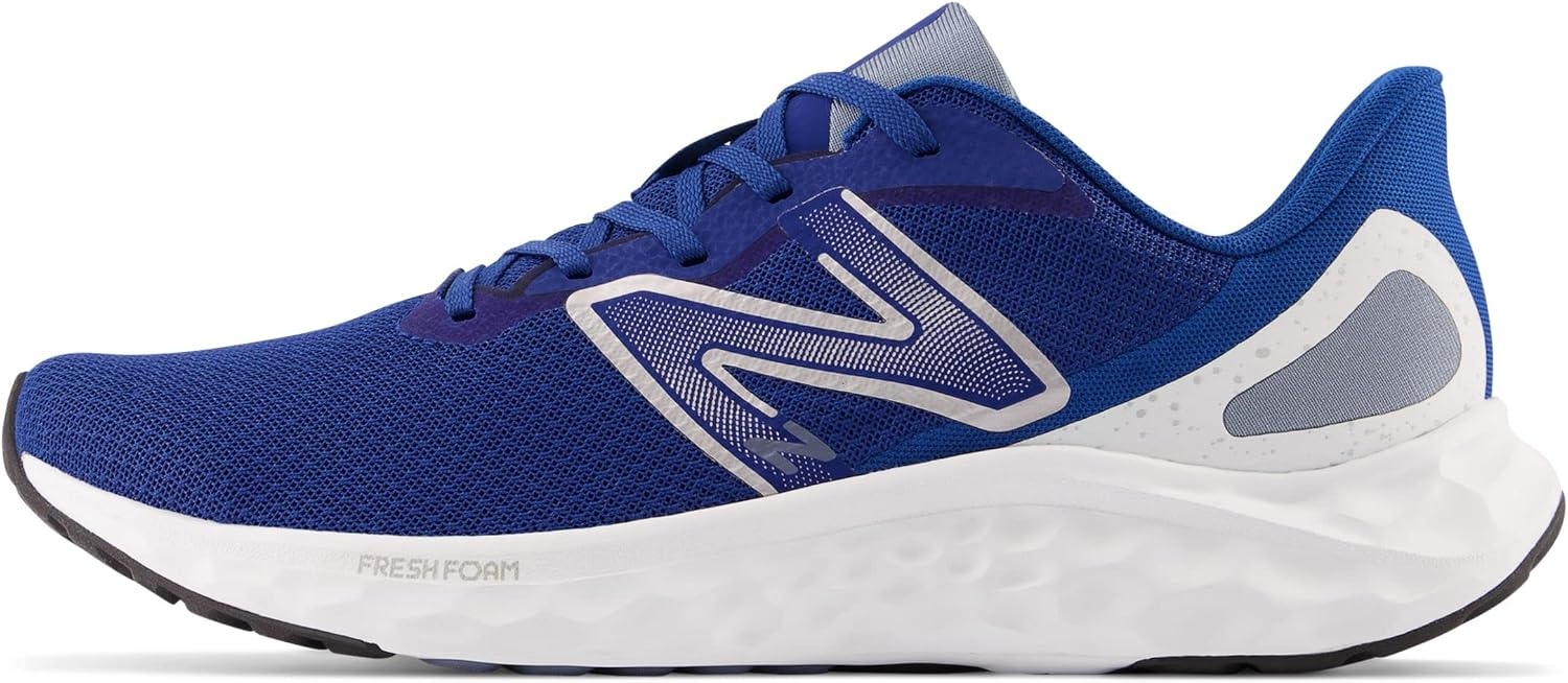 image:imageNew Balance Mens Fresh Foam Arishi V4 Running ShoeBlueWhiteSilver Metallic