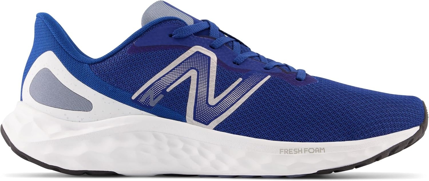 image:imageNew Balance Mens Fresh Foam Arishi V4 Running ShoeBlueWhiteSilver Metallic