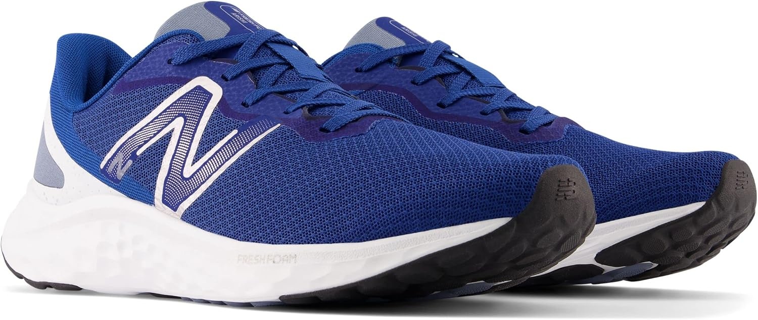 image:imageNew Balance Mens Fresh Foam Arishi V4 Running ShoeBlueWhiteSilver Metallic