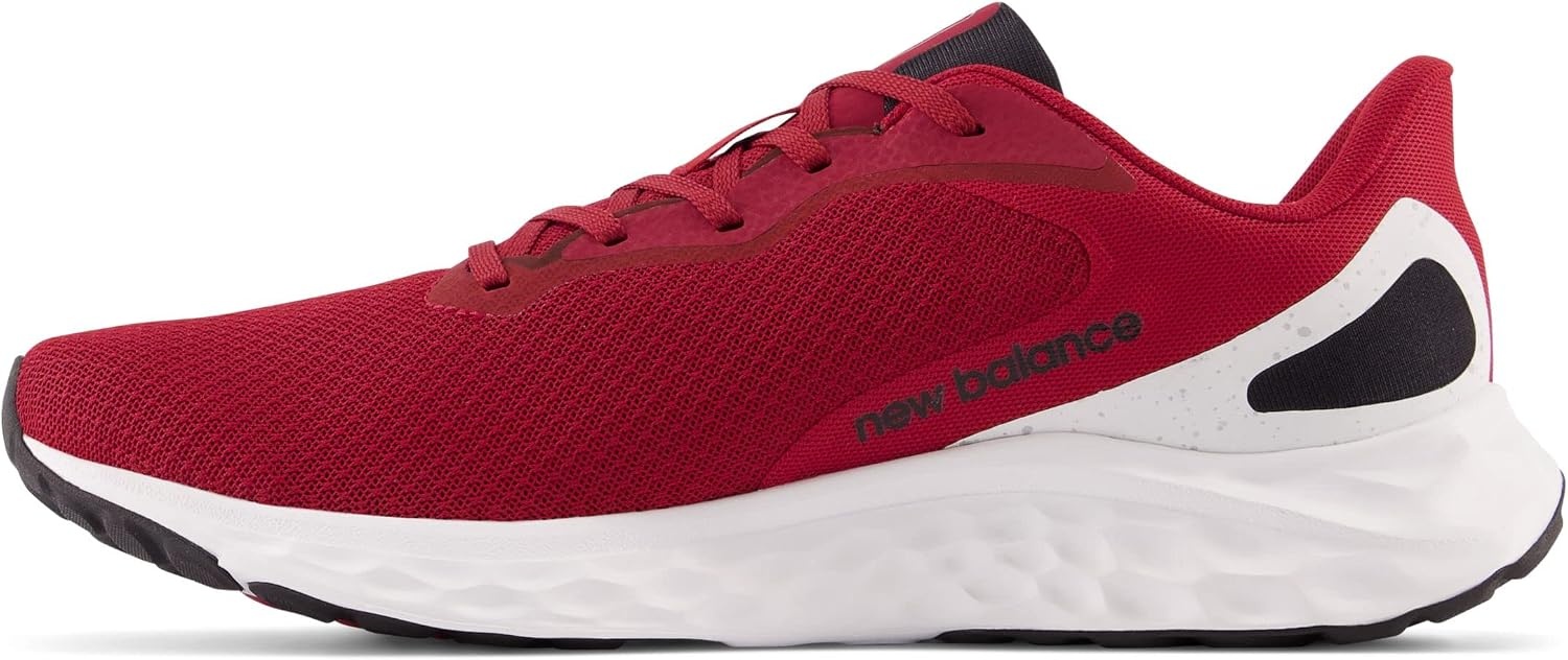 image:imageNew Balance Mens Fresh Foam Arishi V4 Running ShoeCrimsonWhiteSilver Metallic