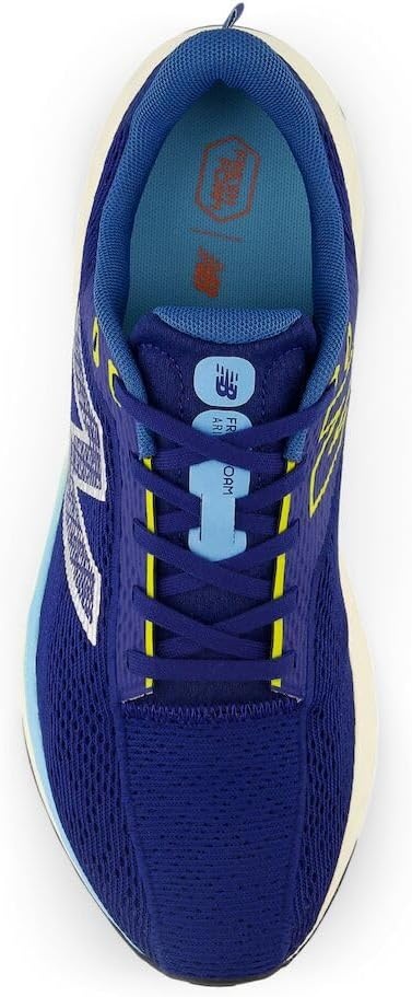 image:imageNew Balance Mens Fresh Foam Arishi V4 Running ShoeInkwellBlue AgateGinger Lemon
