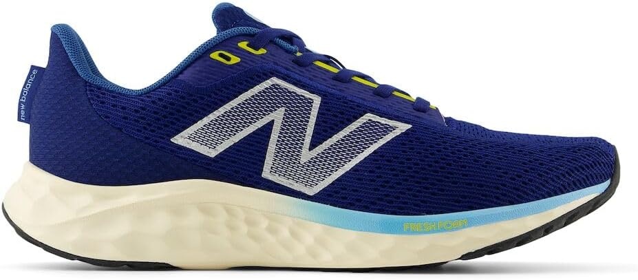 image:imageNew Balance Mens Fresh Foam Arishi V4 Running ShoeInkwellBlue AgateGinger Lemon