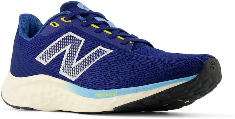 image:imageNew Balance Mens Fresh Foam Arishi V4 Running ShoeInkwellBlue AgateGinger Lemon