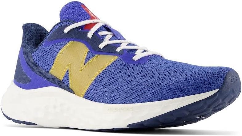 image:imageNew Balance Mens Fresh Foam Arishi V4 Running ShoeMarine BlueHot Marigold