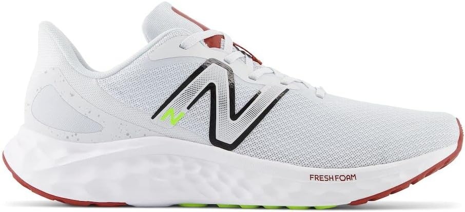 image:imageNew Balance Mens Fresh Foam Arishi V4 Running ShoeQuartz GreyBrick Red