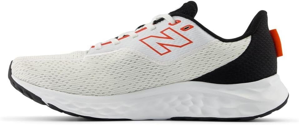 image:imageNew Balance Mens Fresh Foam Arishi V4 Running ShoeWhiteBlackNeo Flame