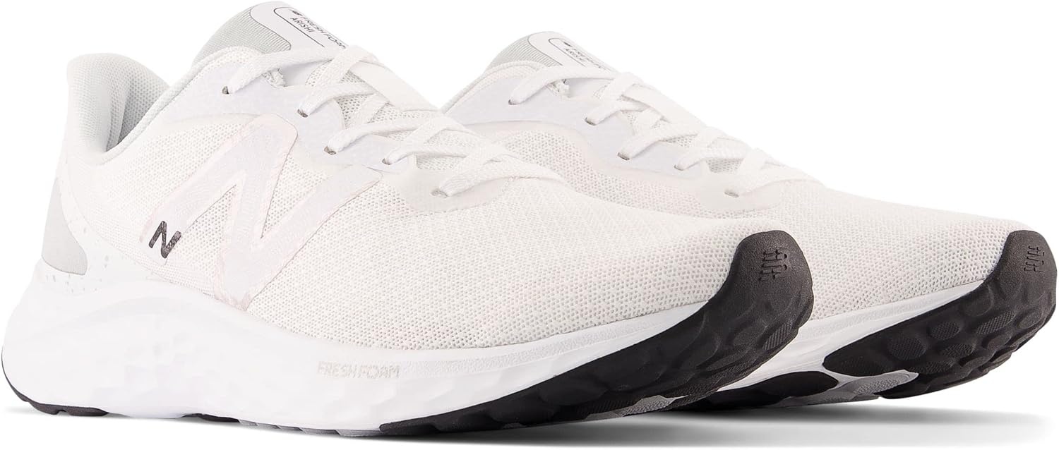 image:imageNew Balance Mens Fresh Foam Arishi V4 Running ShoeWhiteLight AluminumSilver Metallic