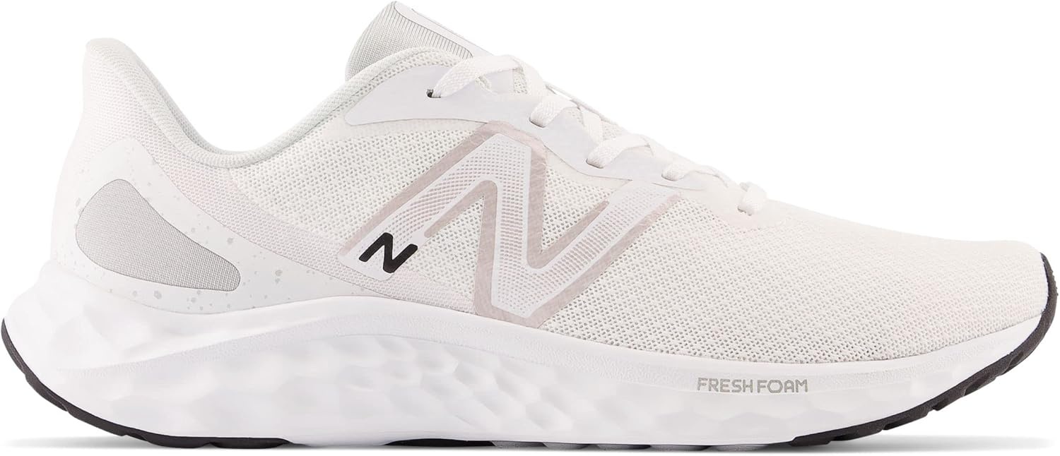image:imageNew Balance Mens Fresh Foam Arishi V4 Running ShoeWhiteLight AluminumSilver Metallic