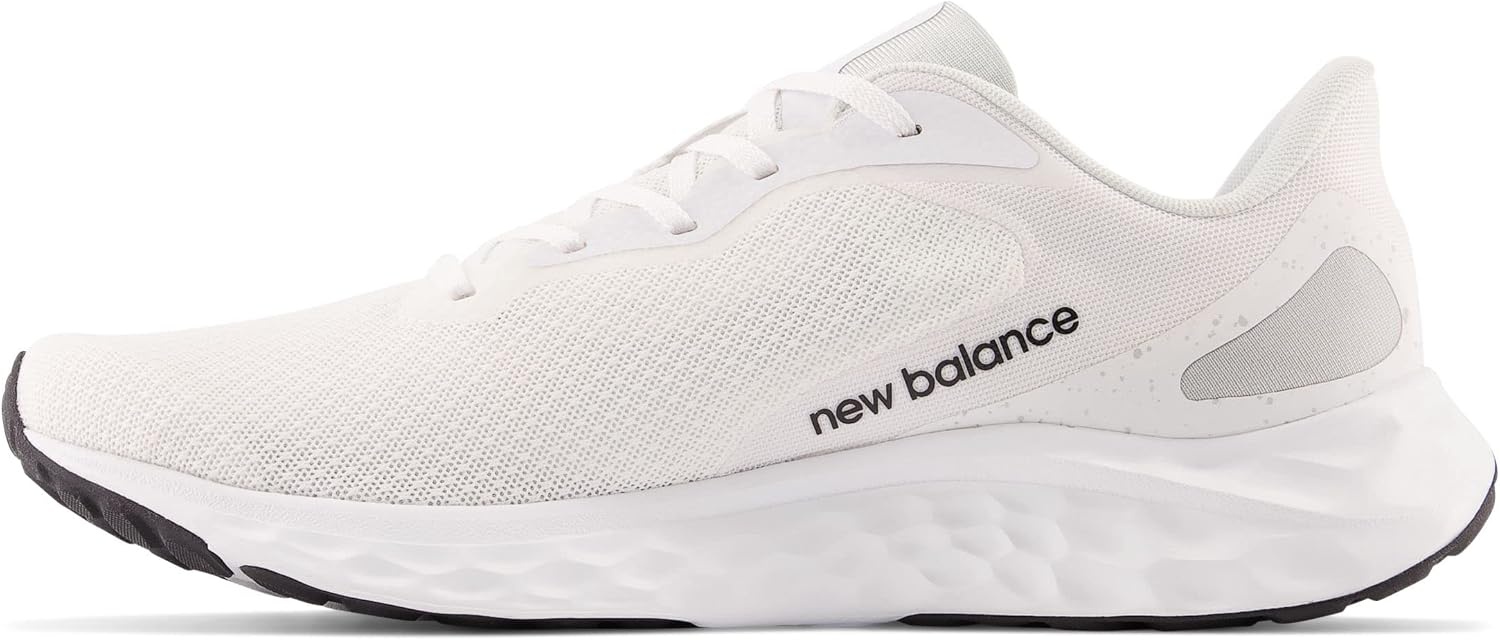 image:imageNew Balance Mens Fresh Foam Arishi V4 Running ShoeWhiteLight AluminumSilver Metallic