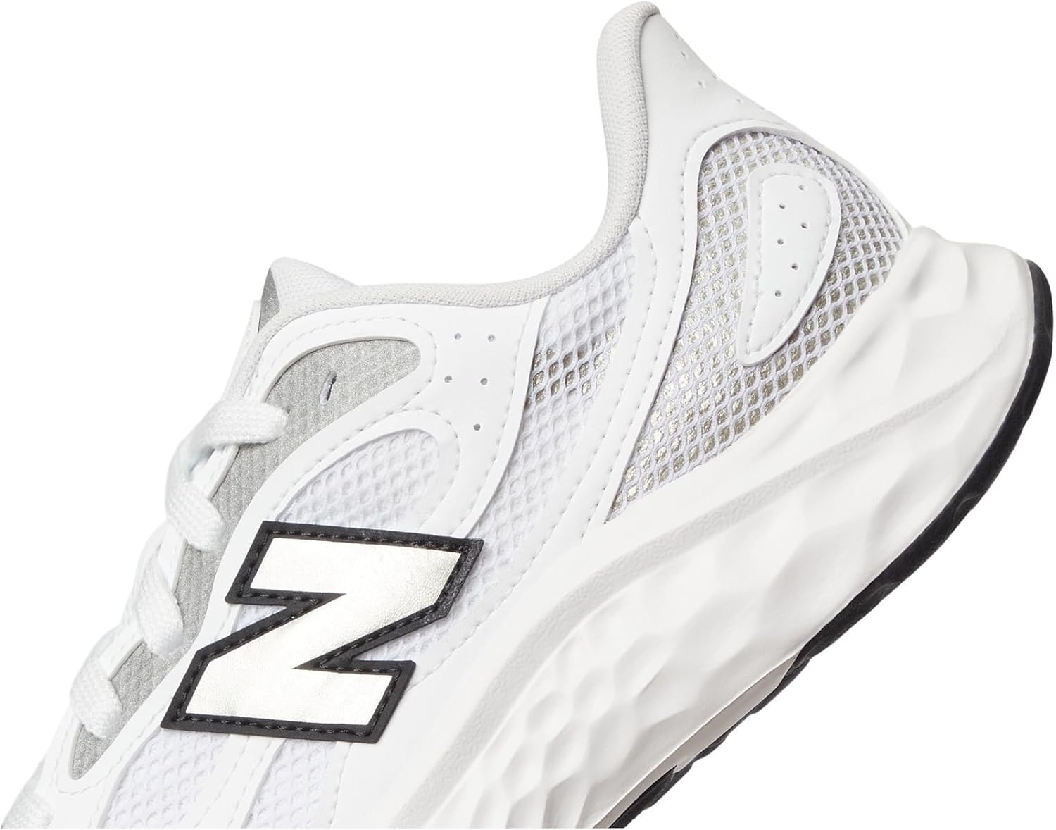image:imageNew Balance Mens Fresh Foam Arishi V4 Running ShoeWhiteSilver Metallic