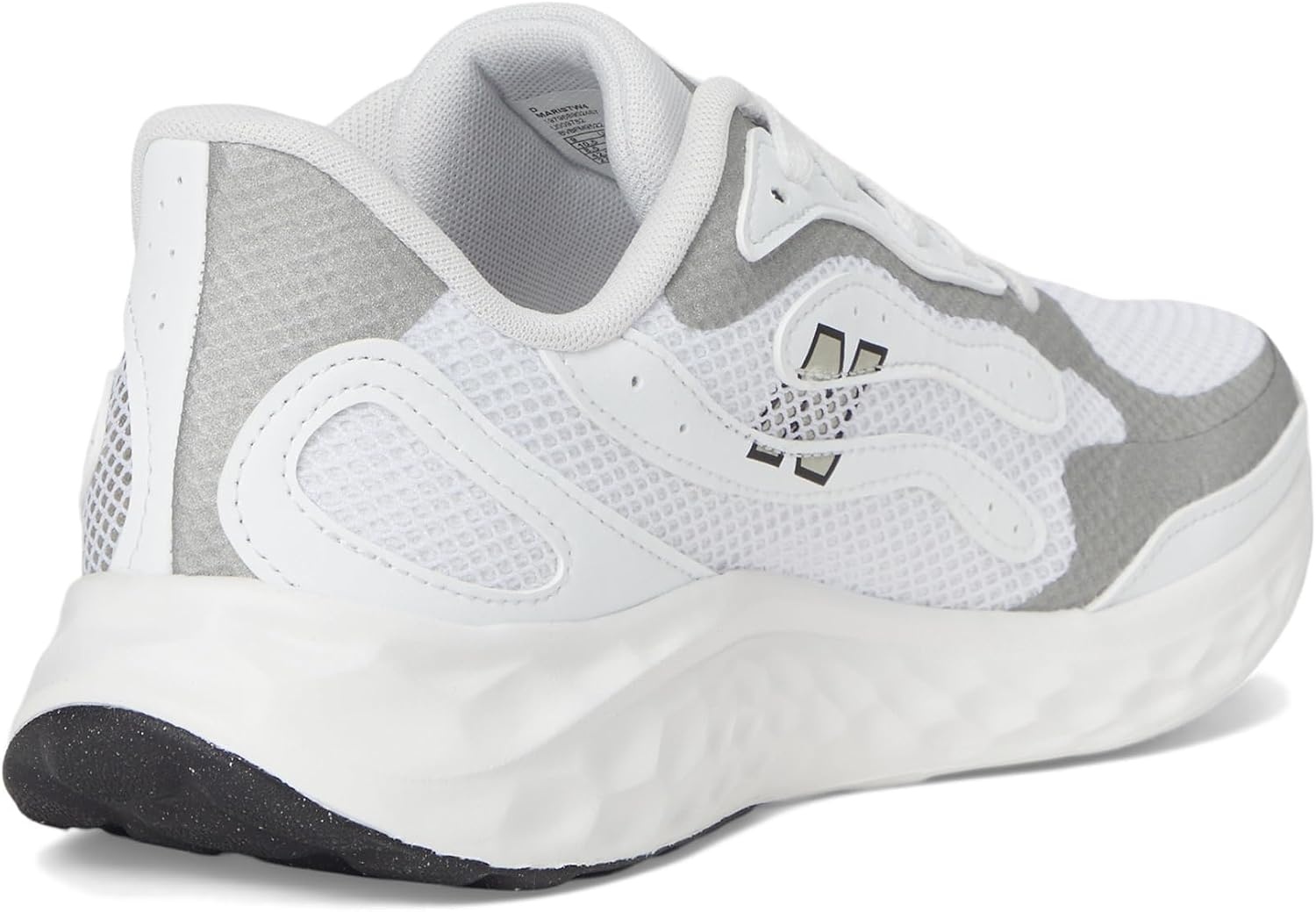 image:imageNew Balance Mens Fresh Foam Arishi V4 Running ShoeWhiteSilver Metallic
