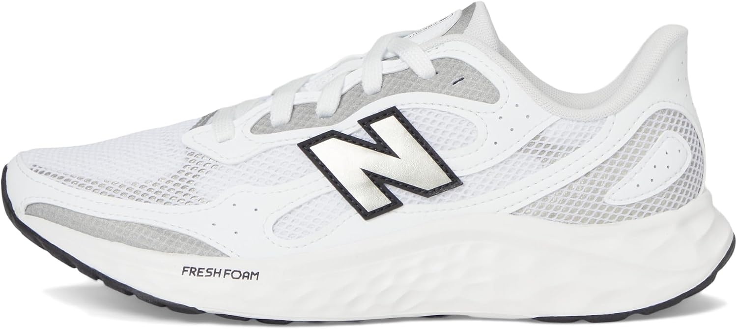 image:imageNew Balance Mens Fresh Foam Arishi V4 Running ShoeWhiteSilver Metallic