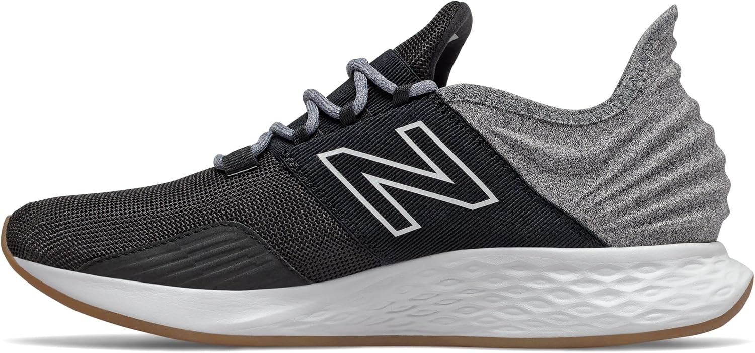 image:imageNew Balance Mens Fresh Foam Roav Running Shoe Road Running ShoesBlackLight Aluminum