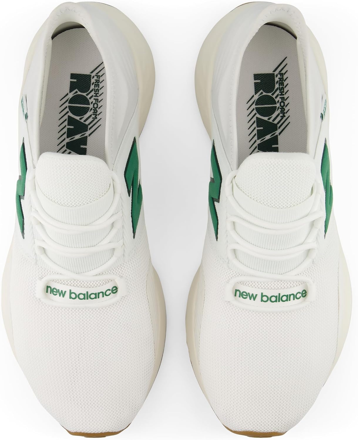 image:imageNew Balance Mens Fresh Foam Roav Running Shoe Road Running ShoesWhiteWhiteOutfield