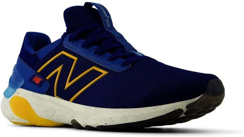 image:imageNew Balance Mens Fresh Foam X 1440 V1 Road Running ShoesInkwellBlue AgateGinger Lemon