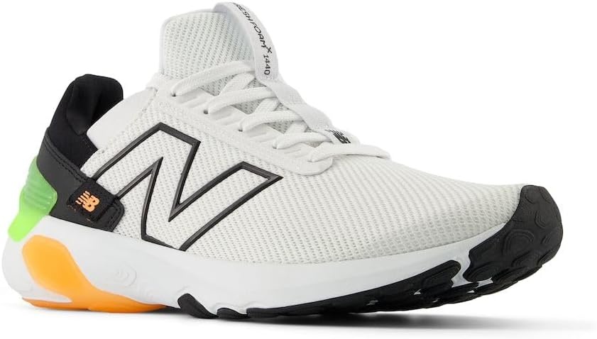 image:imageNew Balance Mens Fresh Foam X 1440 V1 Road Running ShoesWhiteGraniteBleached Lime Glo