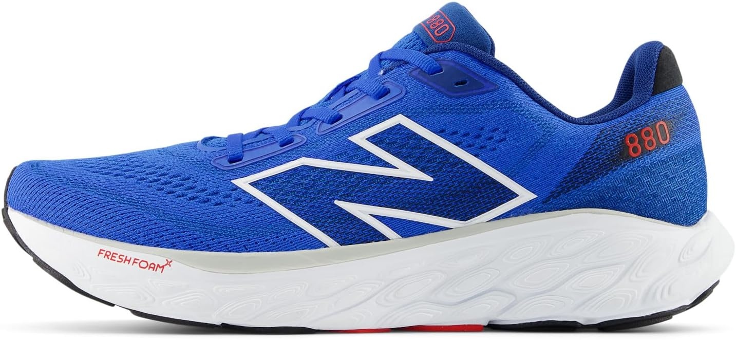 image:imageNew Balance Mens Fresh Foam X 880 V14 Running ShoeBlue OasisAtlantic BlueTrue Red