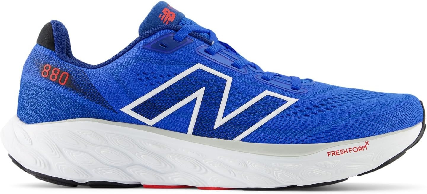 image:imageNew Balance Mens Fresh Foam X 880 V14 Running ShoeBlue OasisAtlantic BlueTrue Red