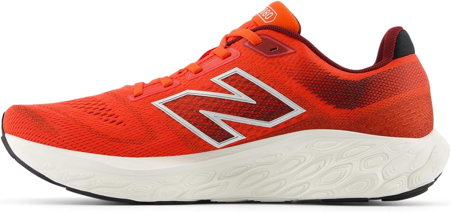 image:imageNew Balance Mens Fresh Foam X 880 V14 Running ShoeNeo FlameMercury RedSea Salt