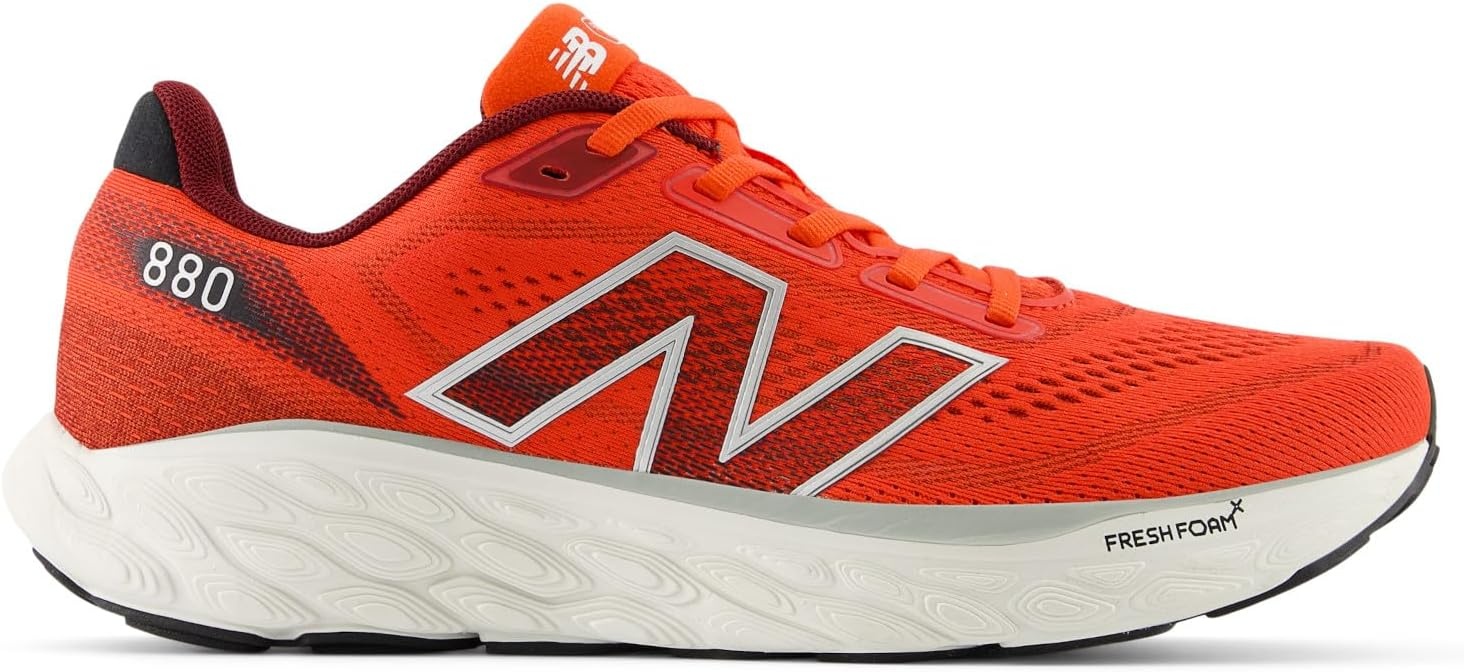 image:imageNew Balance Mens Fresh Foam X 880 V14 Running ShoeNeo FlameMercury RedSea Salt