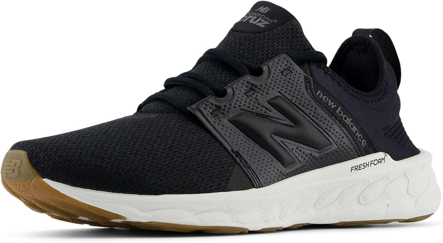 image:imageNew Balance Mens Fresh Foam X Cruz Artisan V3 ShoesBlackBlacktopGum 020