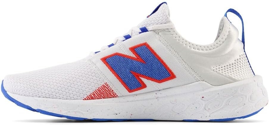 image:imageNew Balance Mens Fresh Foam X Cruz Artisan V3 ShoesWhiteBlue OasisNeo Flame