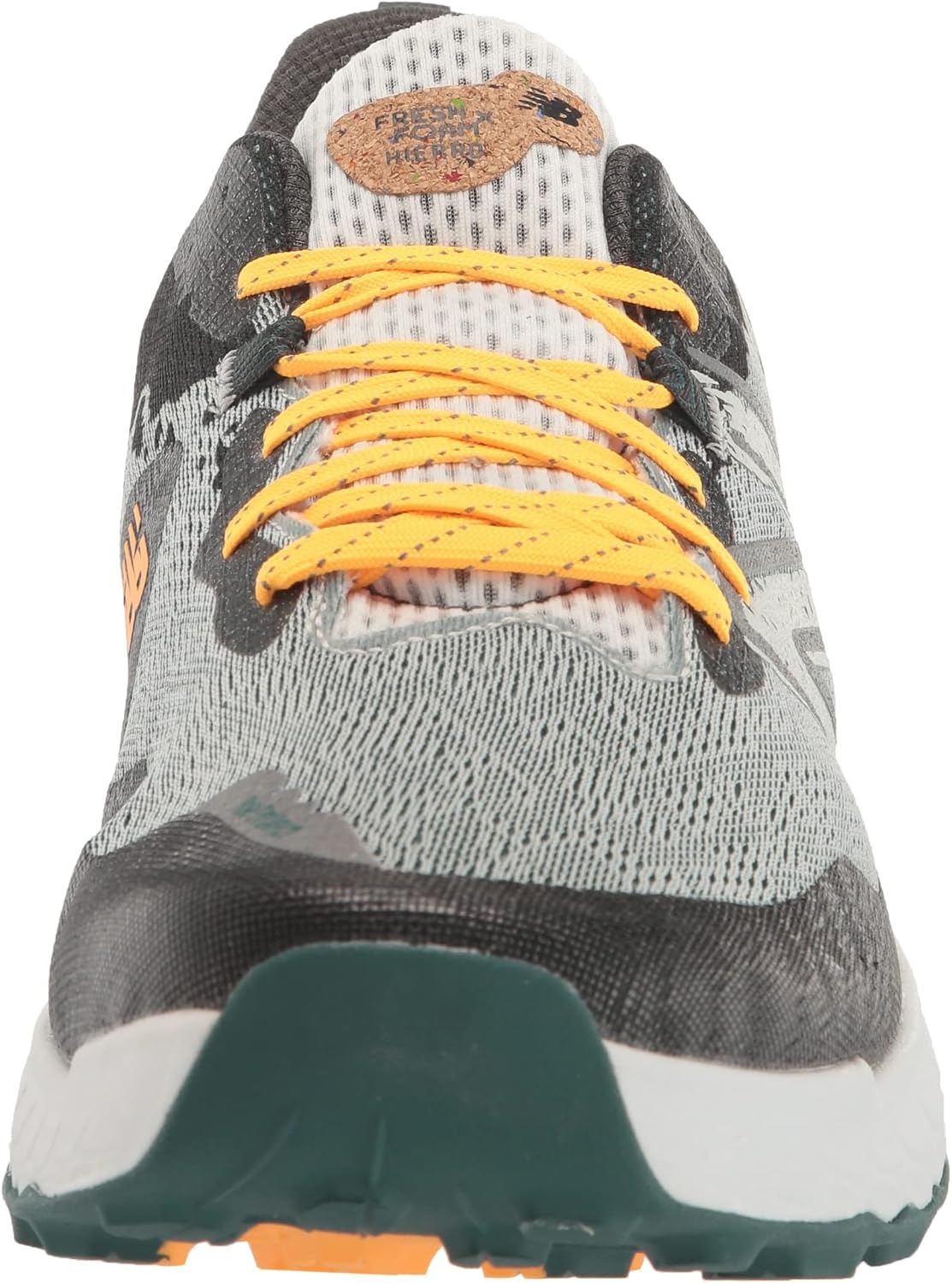 image:imageNew Balance Mens Fresh Foam X Hierro V7 Shoes Trail Running ShoesConcreteVintage TealHot Marigold