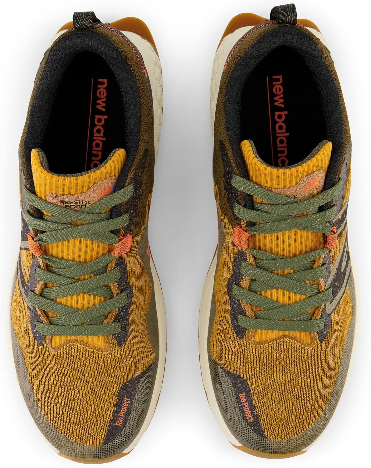 image:imageNew Balance Mens Fresh Foam X Hierro V7 Shoes Trail Running ShoesGolden HourDark CamoBlack