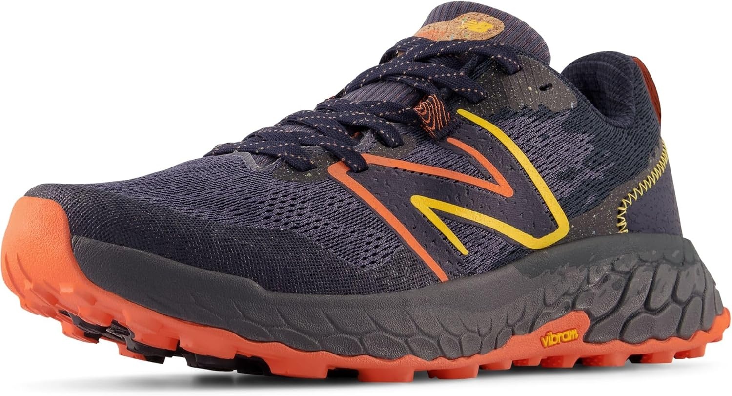 image:imageNew Balance Mens Fresh Foam X Hierro V7 Shoes Trail Running ShoesThunderVibrant OrangeVibrant Apricot