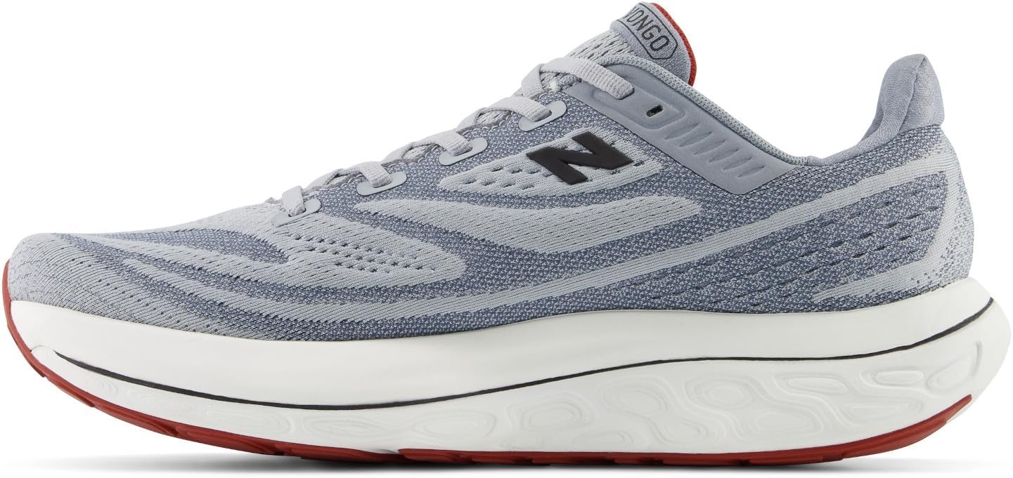 image:imageNew Balance Mens Fresh Foam X Vongo V6Aluminum GreyBrick Red