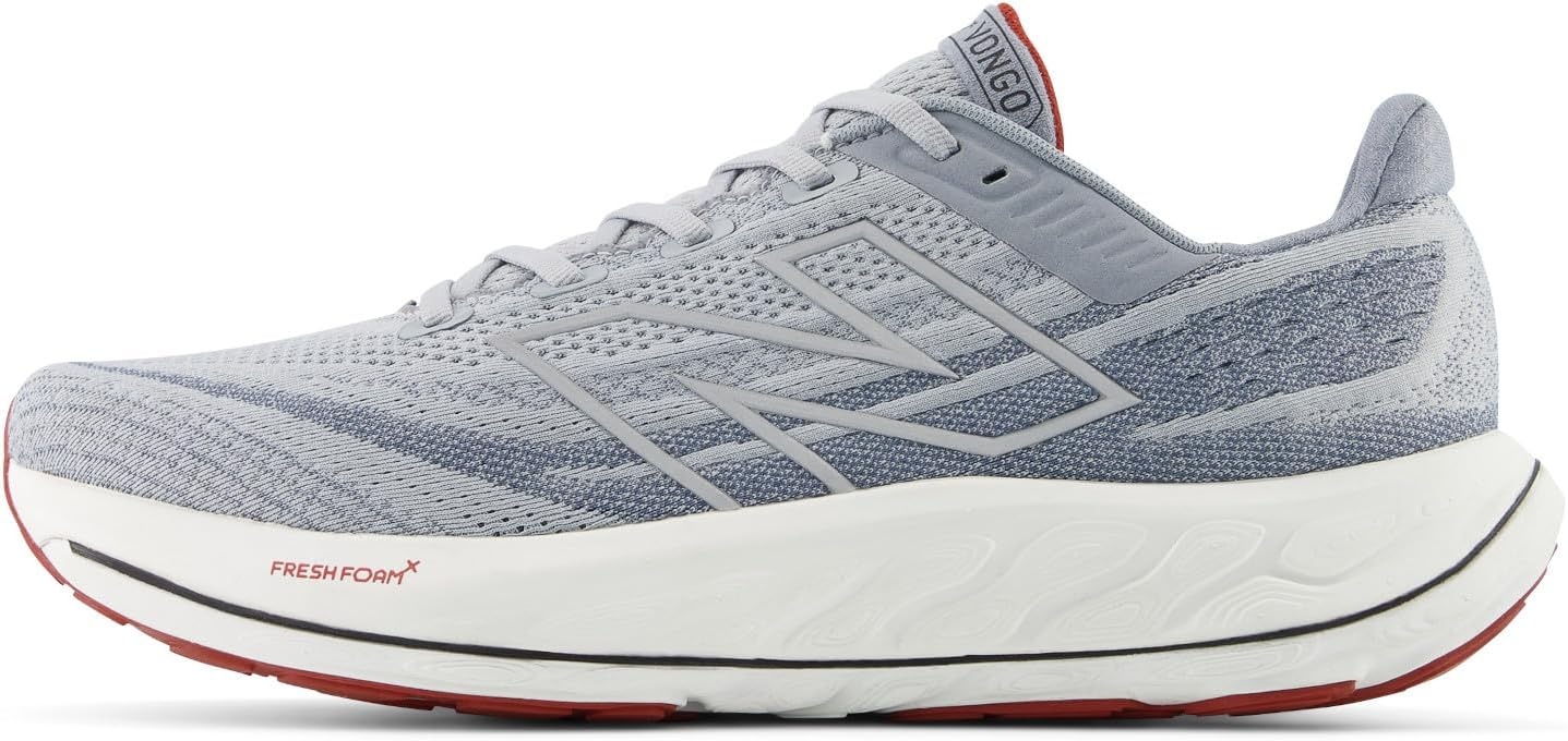 image:imageNew Balance Mens Fresh Foam X Vongo V6Aluminum GreyBrick Red