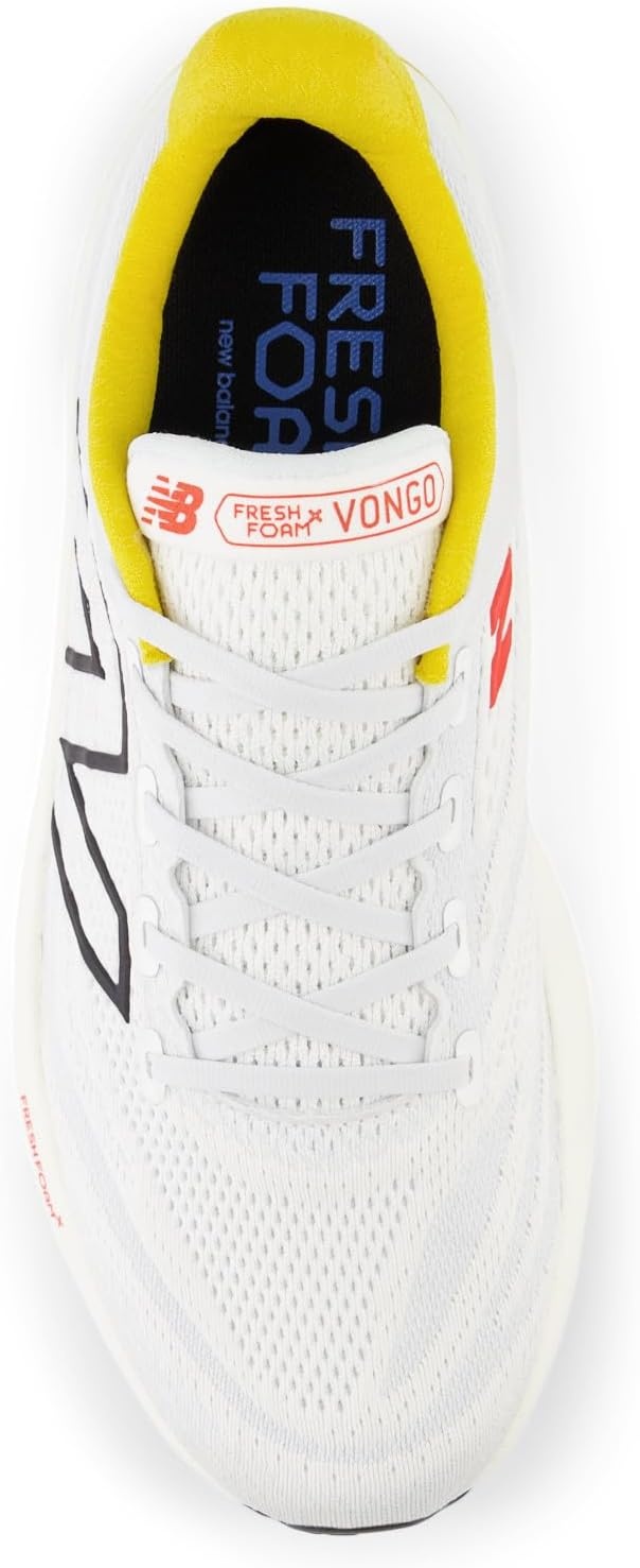 image:imageNew Balance Mens Fresh Foam X Vongo V6WhiteGinger LemonBlack