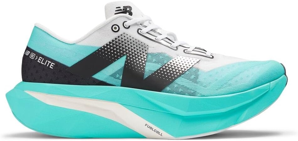 image:imageNew Balance Mens FuelCell Supercomp Elite V4 Running Shoes Road Running ShoesCyber JadeWhiteBlack