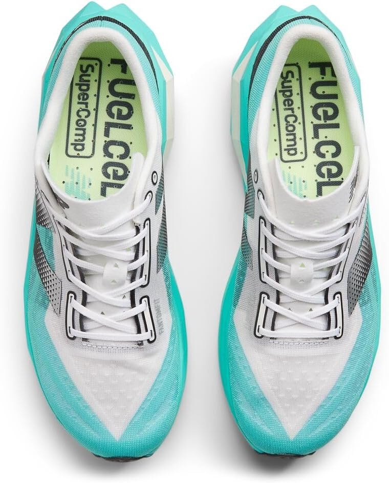 image:imageNew Balance Mens FuelCell Supercomp Elite V4 Running Shoes Road Running ShoesCyber JadeWhiteBlack