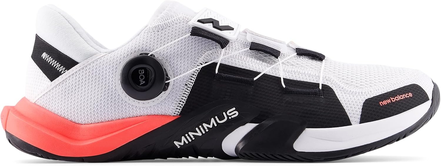 image:imageNew Balance Mens Minimus Tr V2 BoaWhiteBlackUrgent Red