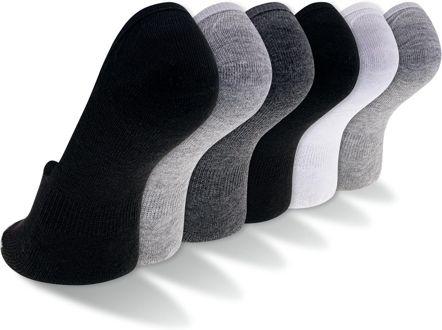 image:imageNew Balance Mens and Womens Performance Cushioned Liner Socks 6 amp 12 Pairs Moisture WickingBlack Assorted 6 Pairs