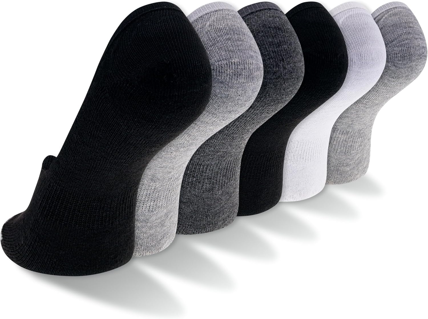 image:imageNew Balance Mens and Womens Performance Cushioned Liner Socks 6 amp 12 Pairs Moisture WickingBlack Assorted 6 Pairs