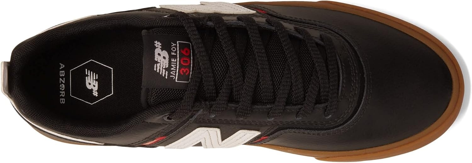 image:imageNew Balance Unisex Adult Numeric 306 V1 Skateboarding ShoesBlackGum 1