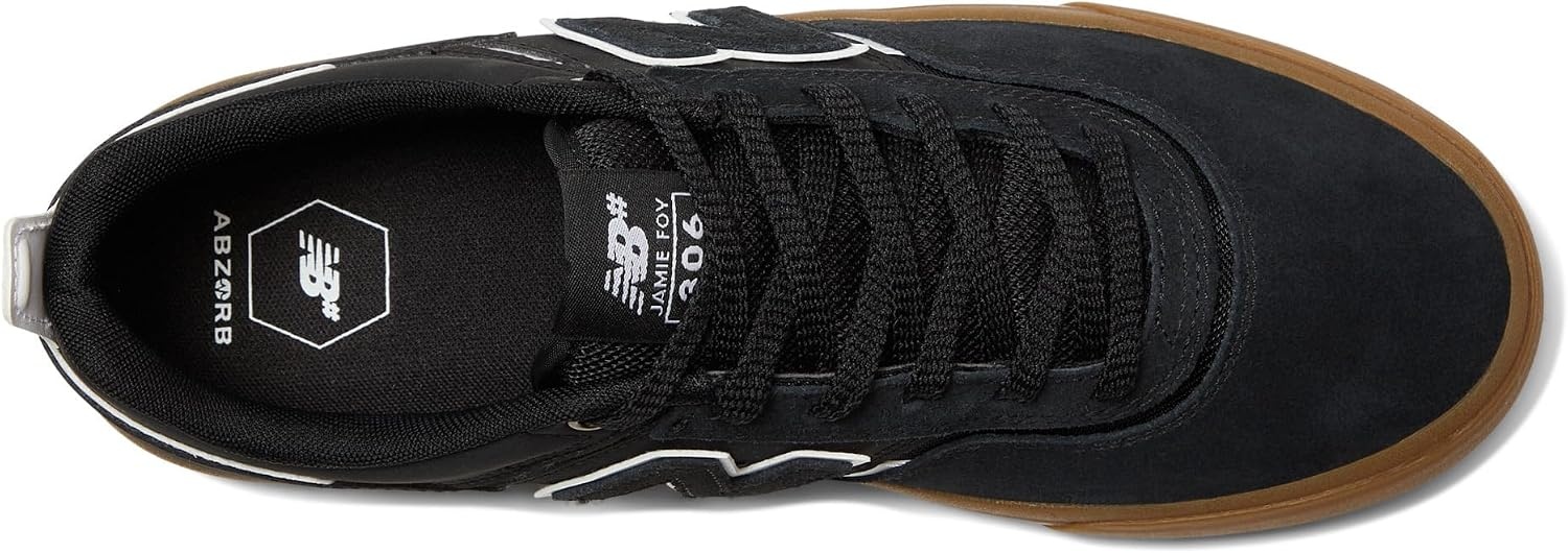 image:imageNew Balance Unisex Adult Numeric 306 V1 Skateboarding ShoesBlackGum 2