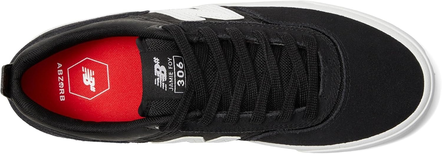 image:imageNew Balance Unisex Adult Numeric 306 V1 Skateboarding ShoesBlackWhite 3