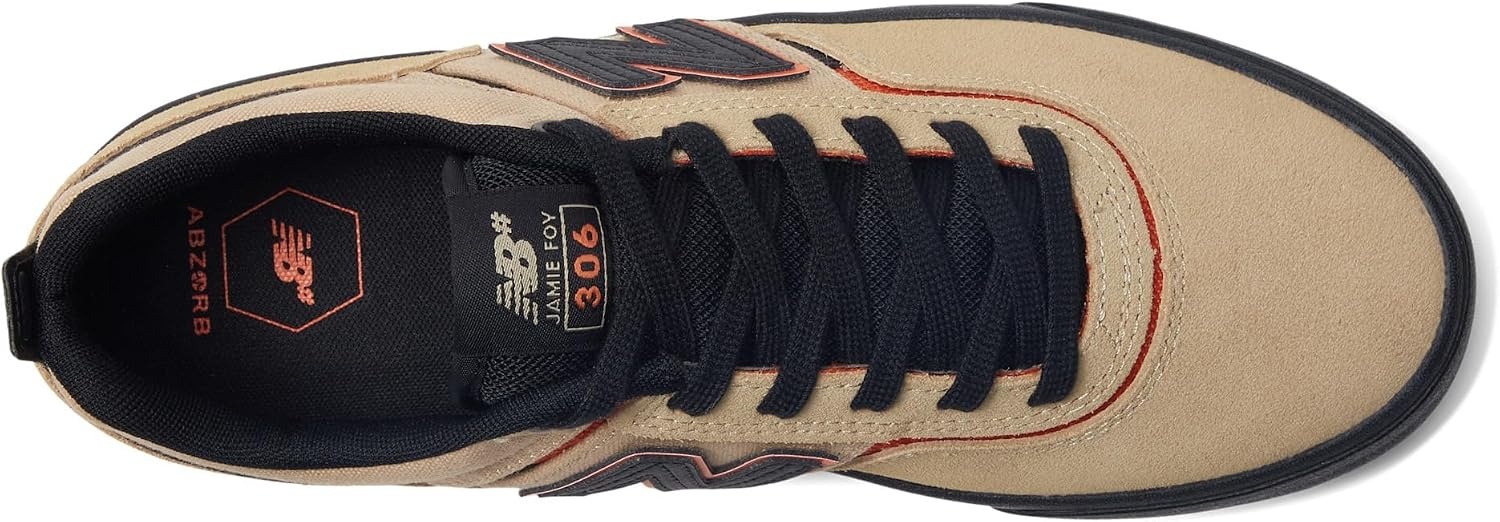 image:imageNew Balance Unisex Adult Numeric 306 V1 Skateboarding ShoesKhakiBlack
