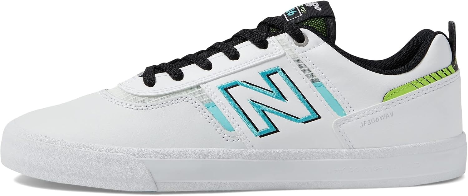 image:imageNew Balance Unisex Adult Numeric 306 V1 Skateboarding ShoesWhiteBaby Blue
