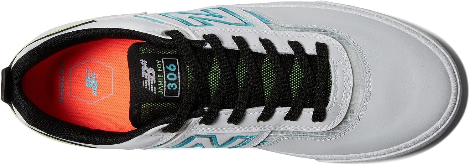 image:imageNew Balance Unisex Adult Numeric 306 V1 Skateboarding ShoesWhiteBaby Blue