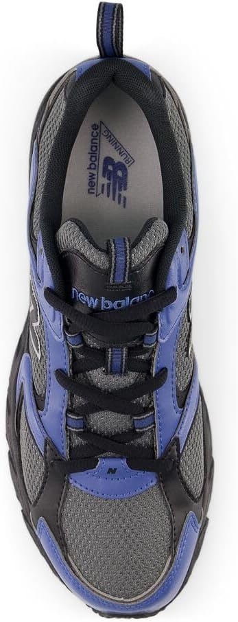 image:imageNew Balance UnisexAdult 408 SneakerCastlerockBlackMagic Blue