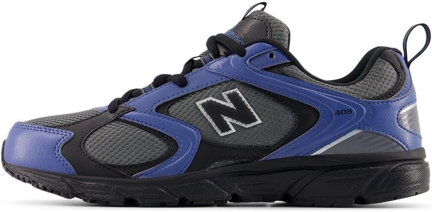 image:imageNew Balance UnisexAdult 408 SneakerCastlerockBlackMagic Blue